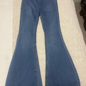 Women's Blue Flared Jeans